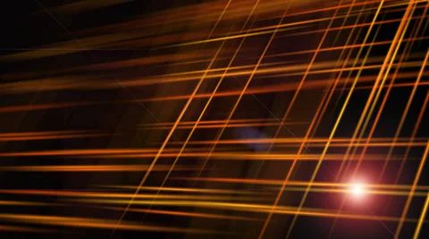 Abstract background with lines in the dark space, 3d render computer gener... Stock Photos
