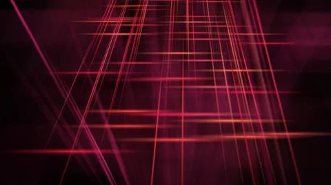 Abstract background with lines in the dark space, 3d render computer gener... Foto stock