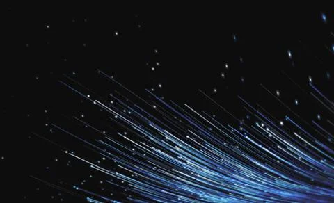 Abstract background with lines for fiber optic network. Stock Illustration