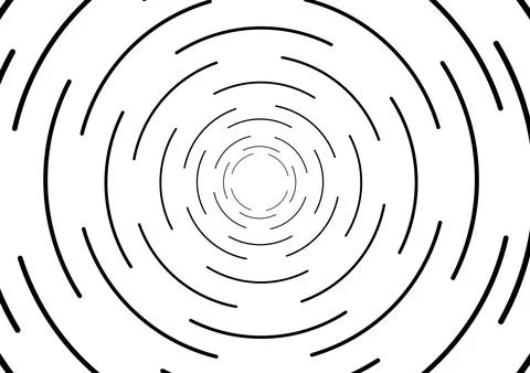 Abstract background with lines forming a circle Stock Illustration