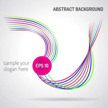 Abstract background with lines Stock Illustration