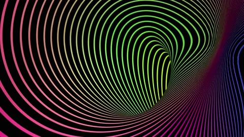 Abstract background with lines lopped 4K animation Video stock 182136539