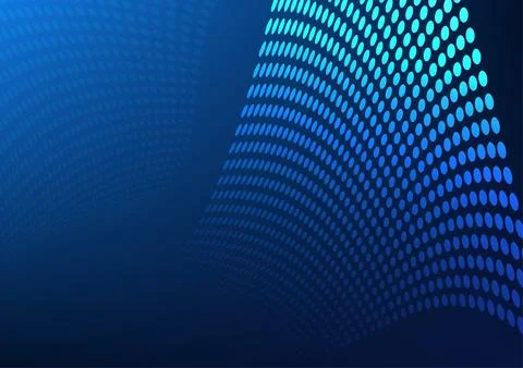 Abstract background Lines of points put together to form a curve with inter.. 스톡 일러스트