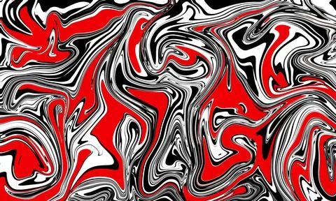 Abstract background with liquid effect. Waves. Contrast smooth shapes Stock Illustration