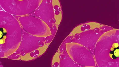 Abstract background liquid glitter kaleidoscope Stock Footage 254533768