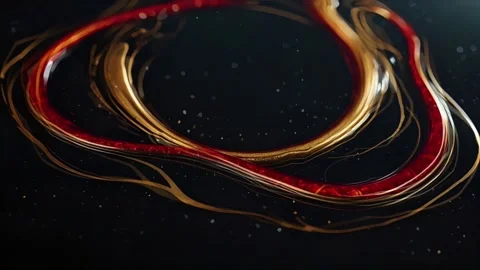 Abstract background of liquid gold flow 스톡 동영상 310883132