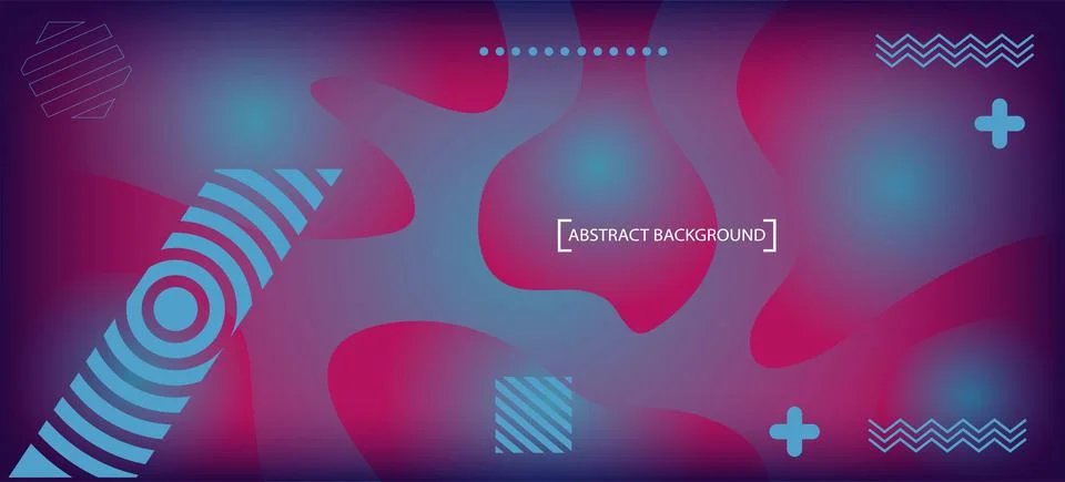 Abstract background with liquid gradient and wavy pattern Illustrazione stock