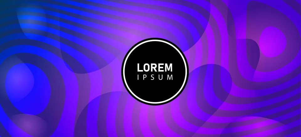 Abstract background with liquid gradient and wavy pattern Stock Illustration