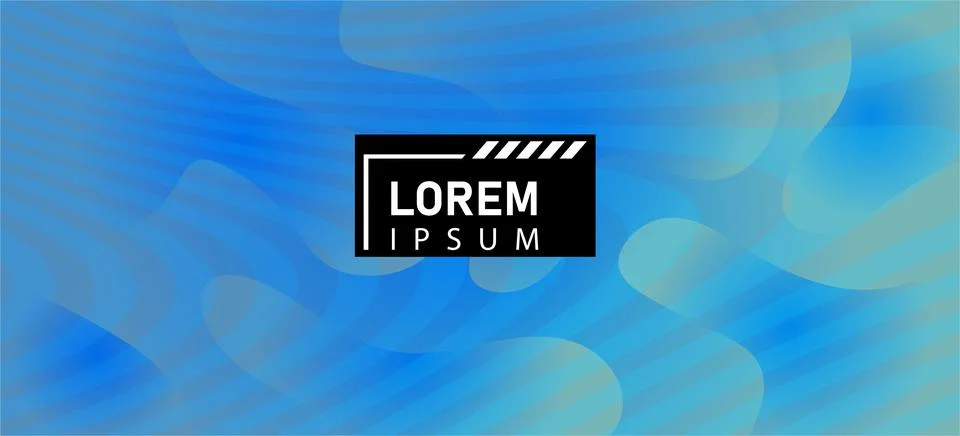 Abstract background with liquid gradient and wavy pattern Stock Illustration