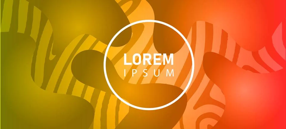 Abstract background with liquid gradient and wavy pattern Illustrazione stock