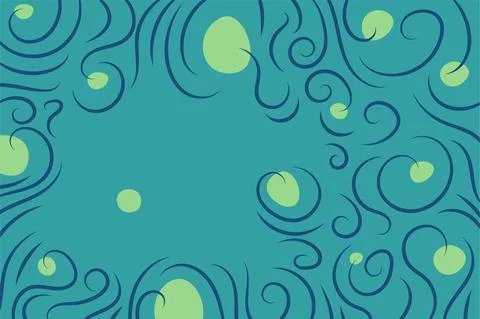 Abstract background with liquid gradient and wavy pattern Stock Illustration