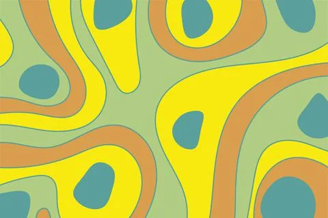 Abstract background with liquid gradient and wavy pattern Stock Illustration