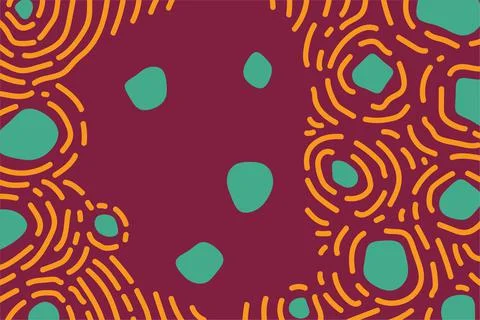 Abstract background with liquid gradient and wavy pattern Stock Illustration