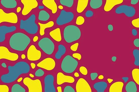 Abstract background with liquid gradient and wavy pattern Stock Illustration