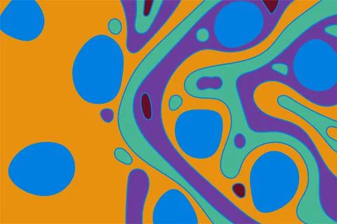 Abstract background with liquid gradient and wavy pattern Illustrazione stock