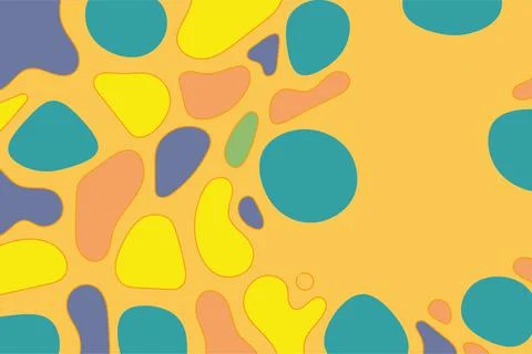 Abstract background with liquid gradient and wavy pattern Stock Illustration