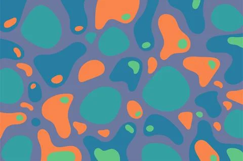 Abstract background with liquid gradient and wavy pattern Stock Illustration