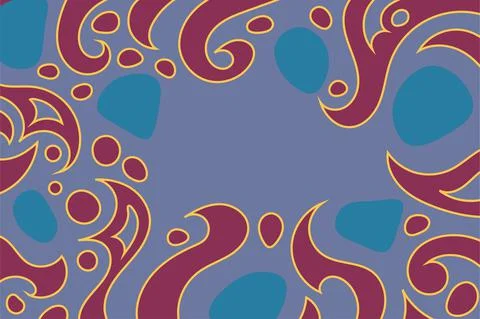 Abstract background with liquid gradient and wavy pattern Illustrazione stock