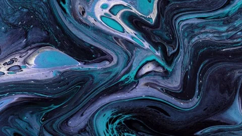 Abstract background Liquid ink marble animation combination of gray and dark Stock Footage 311930866