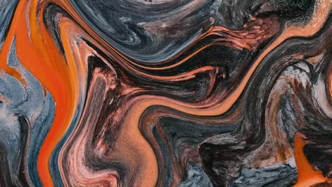 Abstract background Liquid ink marble animation with magma trajectory theme 動画素材 311930904