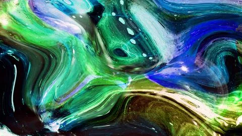 Abstract background liquid, Marble liquid wave, Pattern liquid multitple co.. Stock Illustration
