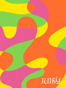 Abstract background with liquid shapes. Stock Illustration