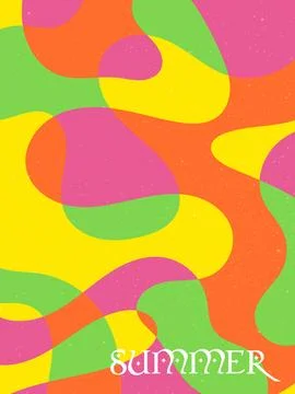 Abstract background with liquid shapes. Stock Illustration