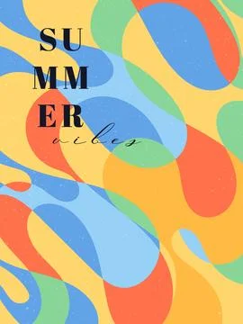 Abstract background with liquid shapes. Stock Illustration