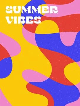 Abstract background with liquid shapes. Stock Illustration
