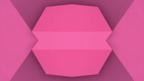 Abstract background with loop animation of geometric pattern. 3d rendering Stock Footage 255008738