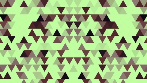 Abstract background loop of colored triangles in a geometric pixelated mosaic Stock Footage 104799619