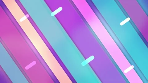 Abstract background loop featuring colorful diagonal stripes, texture, pattern, Stock Footage 346735753