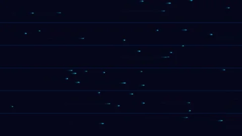 Abstract background loop with flying blue particles moving horizontally acr.. Stock Footage 341698566