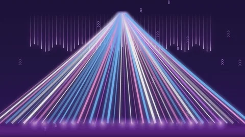 Abstract background loop with glowing light rays and geometric shapes movin.. Stock Footage 341025183