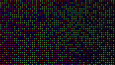Abstract background loop of small squares in a geometric pixelated mosaic tile Stock Footage 347365848