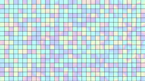 Abstract background loop of small squares in a geometric pixelated mosaic tile Stock Footage 347516771