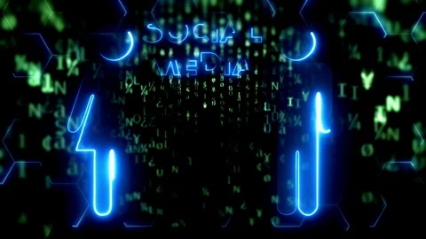 Abstract background loop technology art internet programming Stock Footage 114230234
