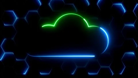 Abstract background loop technology art internet programming Stock Footage 114230369