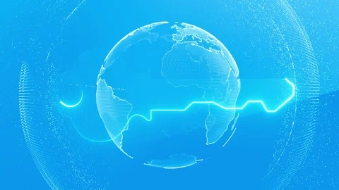 Abstract background loop technology art internet programming Stock Footage 114230977