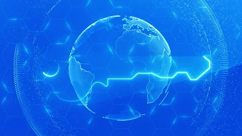 Abstract background loop technology art internet programming Stock Footage 114231059