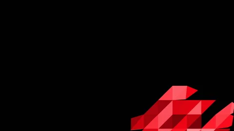 Abstract background loop of triangles in a geometric pattern. Vídeos de archivo 93676171