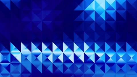 Abstract background loop of triangles in a geometric pixelated mosaic tile Stock Footage 339297931