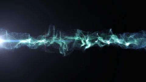 Abstract Background With Loopable Motion Wave Stock Footage 97824983