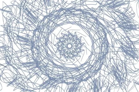 Abstract background with a lot of different colored circles and lines in it. Stock Illustration