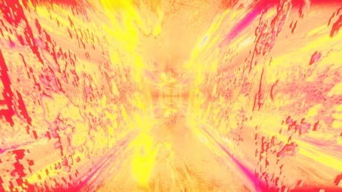 Abstract background of luminous and moving yellow-orange spots. looped animation Stock Footage 259707161