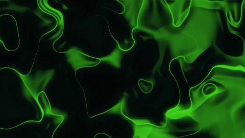 Abstract background of luminous green lines against black Stock Footage 280289756