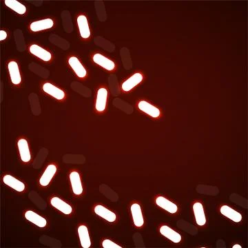 Abstract background of luminous particles in shape pills Stock Illustration