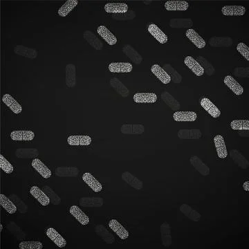Abstract background of luminous particles in shape pills Stock Illustration