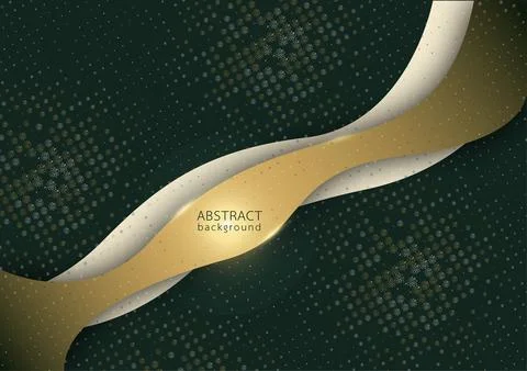 Abstract Background luxury Dots Pattern Seamless Line Flowers glitter Halfton Stock Illustration