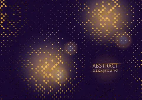 Abstract Background luxury Dots Pattern Seamless Flowers glitter Halftone Vec Stock Illustration
